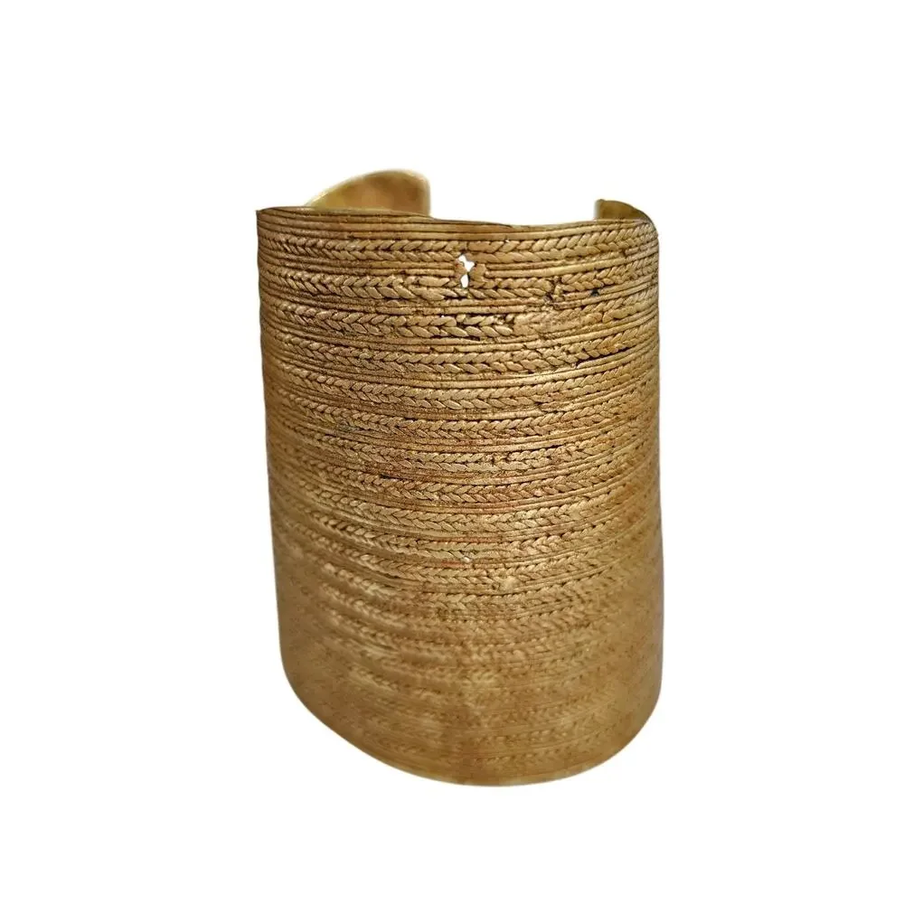 Antique Konyak Naga Tribal Warrior Brass Cuff Bracelet Nagaland